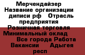 Мерчендайзер › Название организации ­ диписи.рф › Отрасль предприятия ­ Розничная торговля › Минимальный оклад ­ 25 000 - Все города Работа » Вакансии   . Адыгея респ.